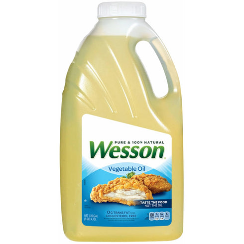 Wesson Vegetable Oil, 5 Quarts (pack of 2)