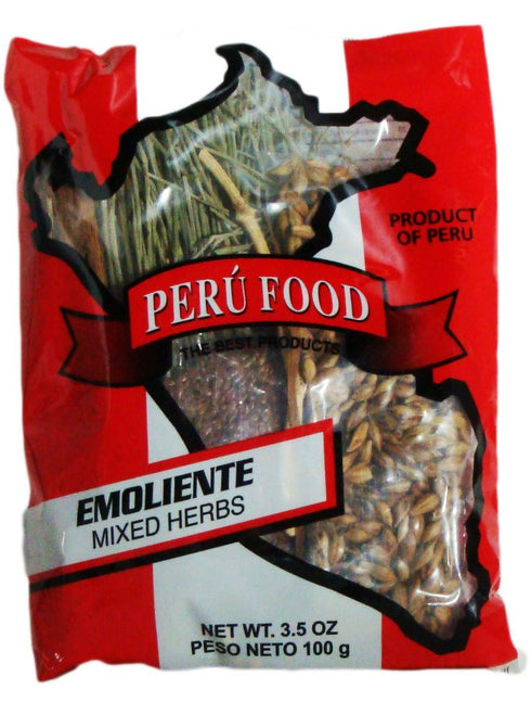 Peru Food - Emoliente - Mixed 100% Natural Herbs, 3.5 Oz