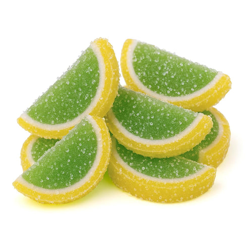 3 Gummies Gummies NY Spice Shop Key Lime Fruit Slices Candy - Pound Sweet Citrus Flavor Chewy Jelly Fruit Slices Candy