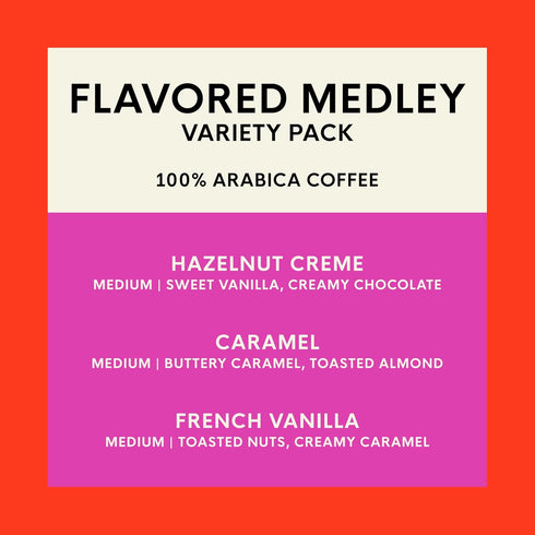 Pack (40 Commercially San Francisco Bay K-Cup Coffee Pods Flavored Variety ct), Includes Hazelnut Crme, Caramel
