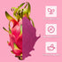 GaoGaoFen Powder,10.9oz/310g,Pink 100% Freeze-Dried Dragon Fruit Pitaya Powder Made with Natural Dragon Fruit,No Sugar