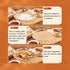 xapuo 5 Packs 90g, Rose Eight Treasures Almond Tea Mix, X Instant Brew, Ideal For Breakfast, Afternoon, Snack & Late