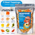 Nahasahr 16oz 11 Ramen Toppings Seafood & Veggie Mix - Ingredient Dried Vegetables & Seafood Ramen Topper, Easy Instant