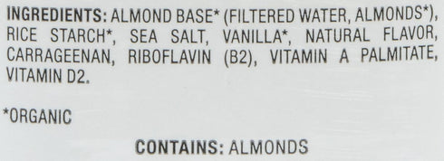 32 Pacific Foods Organic Original Almond Milk, Unsweetened, Ounce