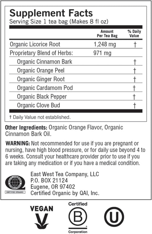 16 Count, Packaging Yogi Tea, Egyptian Licorice, May Vary