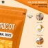 1 lb Packed Oh! Nuts Dried Apricot Luscious Natural - - Dried Fruit Discs - Sweetened Thin Apricot Slices - Dehydrated