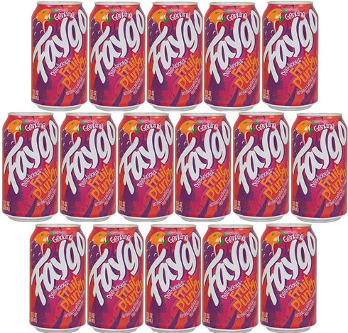 Generic Faygo Soda Pop Soft Drink 16 pack of 12oz Cans (Fruit Punch)