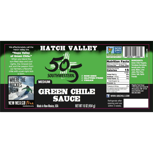 505 Southwestern Medium Green Chile Sauce (pack of 2)