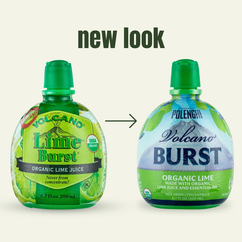 6.7-Ounce (Pack 12) Italian Volcano Lime Burst, Containers