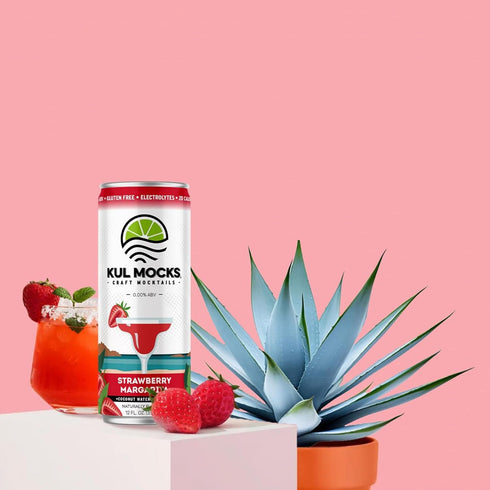 KUL MOCKS Non Alcoholic Mocktails Canned Mocktails - Low Calorie Non Alcoholic Drinks - Zero Proof Cocktails - NEW