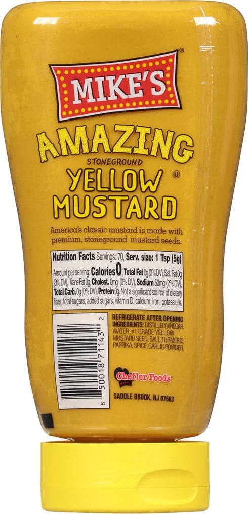 Mike's Amazing (12.5) Yellow Mustard