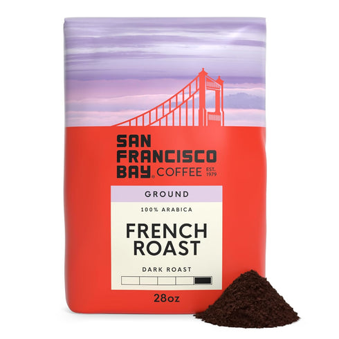San Francisco Bay Ground Coffee, French Roast (28 oz Bag), Dark Roast