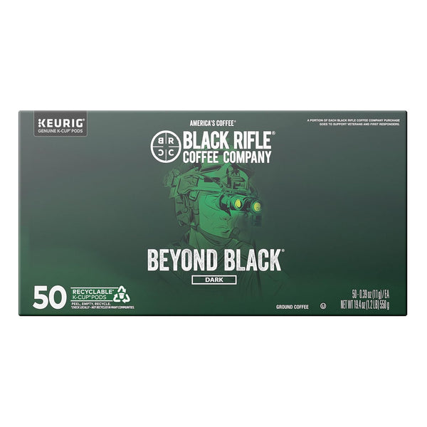 Black Rifle Coffee Company Dark Roast Coffee Pods 100% Arabica, Bold, Smoky