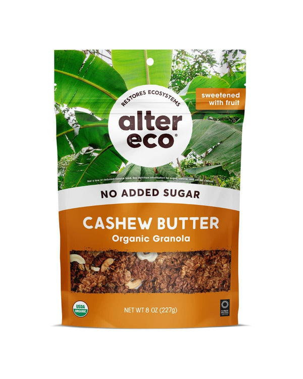 Alter Eco Cashew Butter Granola, Healthy, Organic Breakfast & Snack, Naturally Sweetened
