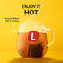 20 Lipton Lemon Ginger Tea Bags, caffeine free Tea, Refresh Fruit and Herbal Tea, Individually Wrapped, Tea Bags
