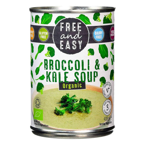 Free & Easy Organic Broccoli Kale Soup, 400 GR
