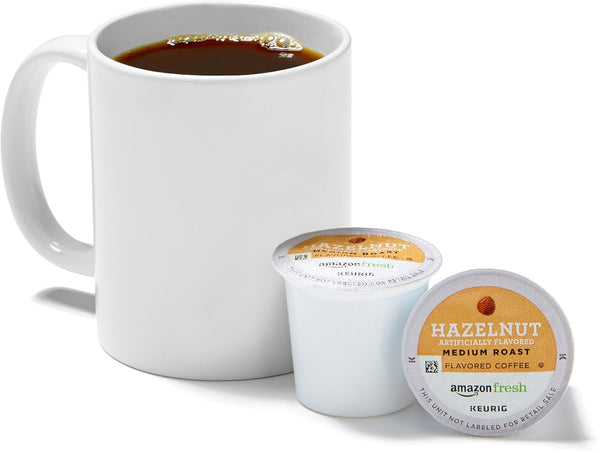 Amazon Fresh AmazonFresh 80 Ct. K-Cups, Hazelnut Flavored Medium Roast, Keurig K-Cup Brewer Compatible