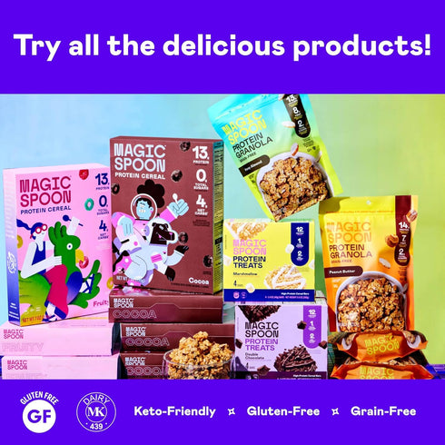 KD Chocolates 7oz Magiic Spoon Fruity Keto and Grain-Free Cereal