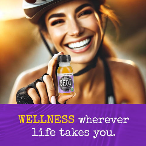 Immunity 12, 2 oz The Twisted Shot Apple Cider Vinegar Shots with Ginger, Turmeric, Honey, Cinnamon & Cayenne | Drink