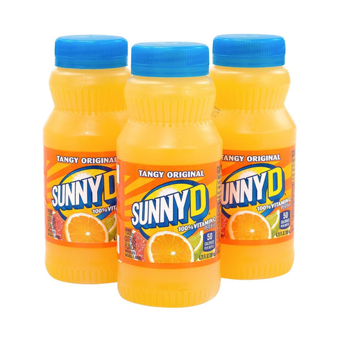 6.75 24 Count,Bottle SunnyD Tangy Original Orange Flavored Citrus Punch, Fluid Ounce