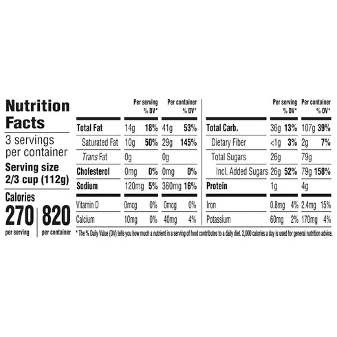 SO DELICIOUS Frozen 1 Dairy Free Coconutmilk Dessert, Cookie Dough, Vegan, Non-GMO Project Verified, Pint