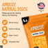 1 lb Packed Oh! Nuts Dried Apricot Luscious Natural - - Dried Fruit Discs - Sweetened Thin Apricot Slices - Dehydrated