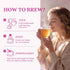 100% Free,15 Vital Tea Hormone Balance Tea for Women, Soothing Chamomile & Raspberry Leaf Tea for Menstrual Cycle, PMS