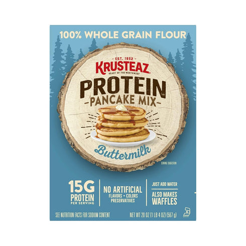 Pack (28 Oz) (20 oz) (2 Pack) Krusteaz Breakfast Variety Belgian Waffle Mix & Buttermilk Protein Pancake Mix Ea.)