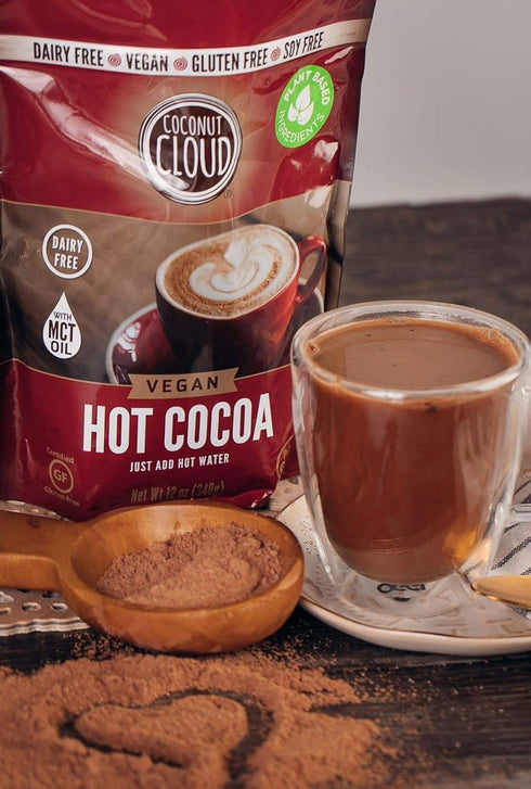 12 oz Coconut Cloud: Dairy-Free Instant Hot Cocoa Mix | Vegan, Natural, Delicious, Creamy Chocolate (Made in Colorado