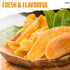 2 Dried Mango Slices - Soft & Juicy Sweet Dried Mango Slices Healthy Snack Delicious Texture, Chewy Ripened Mangos