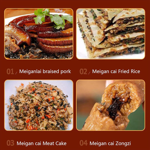 SPFLAUFR 8.81ozmei Dried plum vegetables cai Dried preserved vegetabledried plum vegetables steamed pork under food