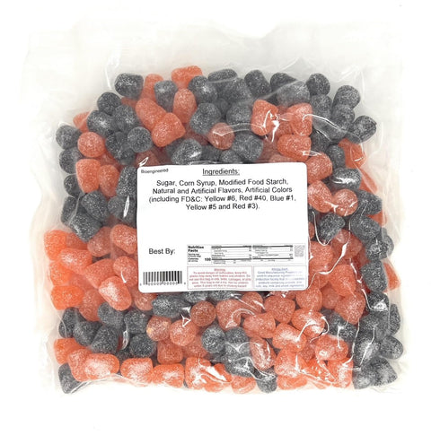 3 YANKEETRADERS Orange & Black Spice Drops Candy, Halloween Treats, Pound Bulk Bag