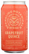 Rishi Tea Grapefruit Quince Sparkling Beverage, Gluten Free, Non GMO, 12 Fluid