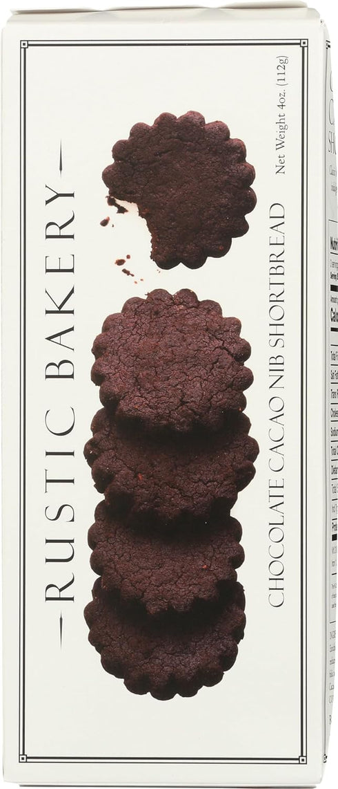4 Rustic Bakery, Cookies Chocolate Cocoa Nib, Ounce