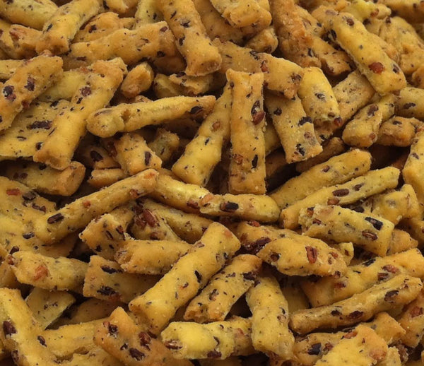 Golden Flavor Sesame Sticks Golden Flavor Wild Rice Sticks - 3 Pounds Total - 4 Bags