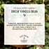 16-Ounce The Bean Organic Coffee Company Water Processed DECAF Vanilla Bean, Medium Roast, Whole Bean Coffee, Bag