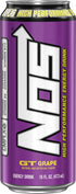 16 oz Pack 15 NOS GT Grape: High Performance Energy Drink. Fl |