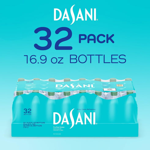 Generic 32 Pack, 16.9 oz Purified Water Bottles fl BPA-Free Bottled Drinking Water | Crisp & Clean Taste | Perfect