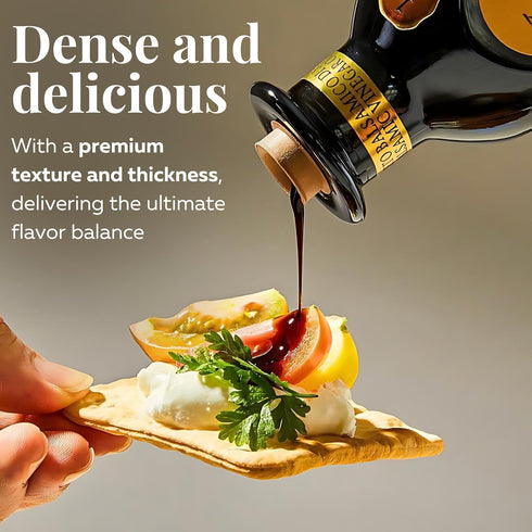 8.45 fl.oz. (250ml), Balsamic Vinegar of Modena FONDO MONTEBELLO IGP-Certified, Dense and Delicious Balsamic Vinegar