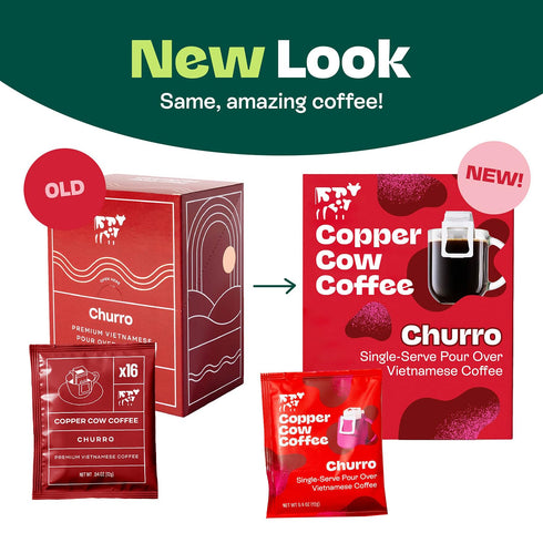 (8 8 Copper Cow Coffee Pour Over Vietnamese Coffee Pouches + Sweetened Condensed Milk Creamers Coffees & Milk Creamers)
