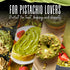 200g (7oz) 100% Dolce Calma Turkish Pistachio Butter Spread Pistachios, One Ingredient, Unsweetened, Pure, Glass Jar