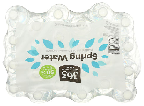 365 by Whole Foods Market 16.9 Oz , Spring Water, Fl