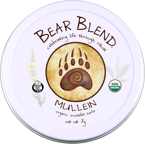 Bear Blend Organics Mullein, Verbascum Thapsus, Loose Leaf Smokable Herbs
