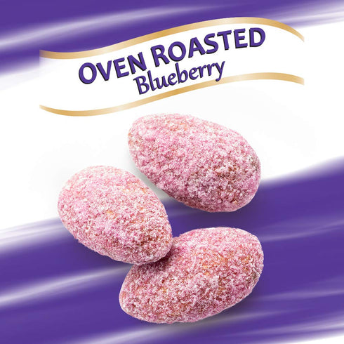 (1.5 Oz. Pack 12) Blue Diamond Almonds, Blueberry Flavored Snack Nuts, Single Serve Bags Tubes