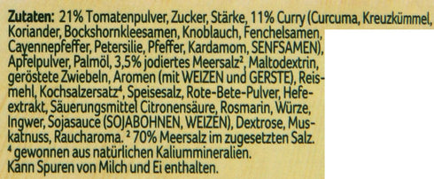 1.2 oz (36 Knorr Fix Currywurst Sauce Mix, from Germany, g)