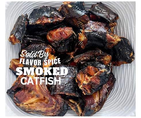 Generic 1.09LB 10 5LB 1 Smoked Dry Catfish | Pieces | With No Heads WITH Authentic Pounded Yam Iyan Instant | BAG