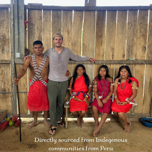 Communities 1 lb Pack Cacao Adventures Raw Cacao Beans - Wild Strains Farmed by Awajun in Peruvian Amazon, Whole Cocoa