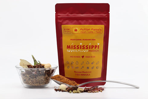 Mississippi Masala Mutton Masala (Goat/Lamb/Meat) (8 oz (227 gm))