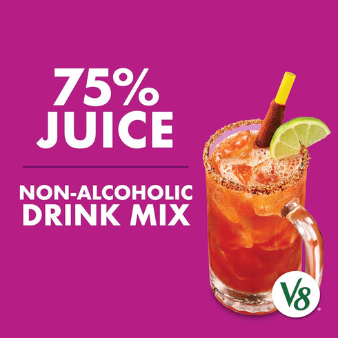 V8 8 oz (24 Pack) Michelada Non-Alcoholic Drink Mix, fl