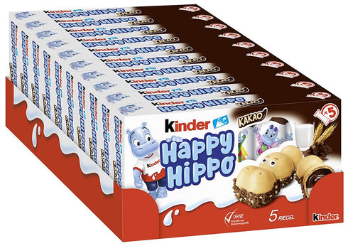 Kinder Happy Hippo 5 Piece, 3.5 Ounces (Pack of 10)